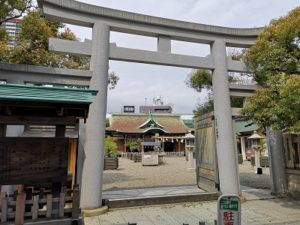 Gate of Imamiya Ebisu Shrine